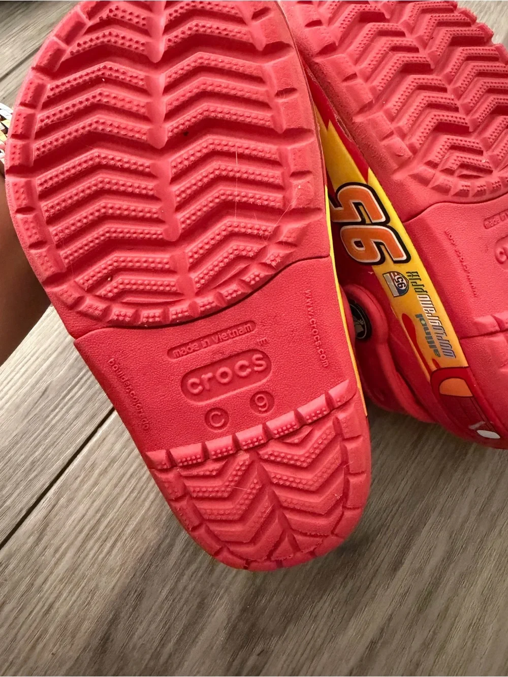 Crocs Red Lightning McQueen Kids Slip-On crocs
